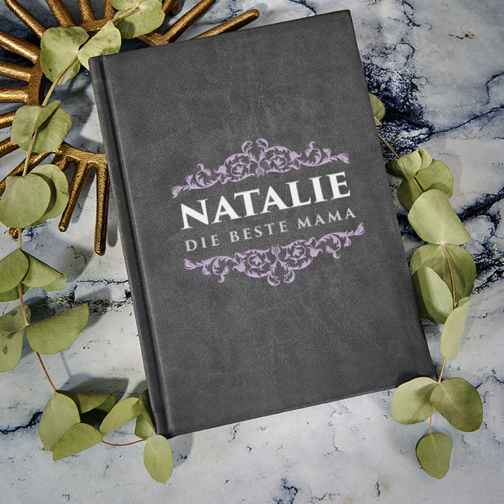 Beste Mama - Notizbuch A5 mit Aufdruck
